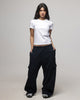 American Thrift Women's Shrunken T-Shirt White