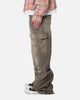 MNML Double Knee Cargo Pants Olive
