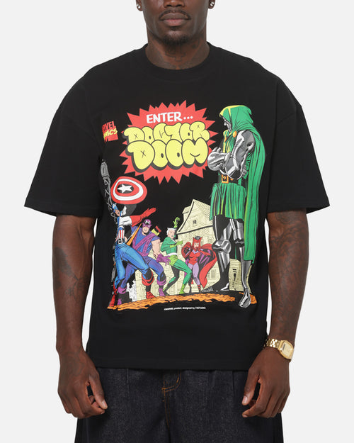 73Studio Marvel Avengers: Doomsday Doom Versus Avengers T-Shirt Black