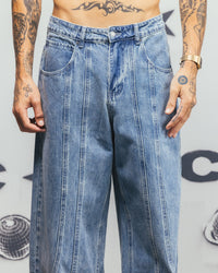 Carre Outlaw Baggy Jeans Light Blue Wash