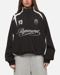 Represent Woven Track Star Jacket Jet Black