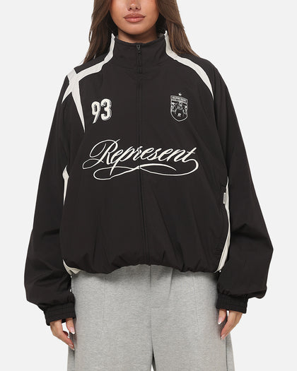 Represent Woven Track Star Jacket Jet Black