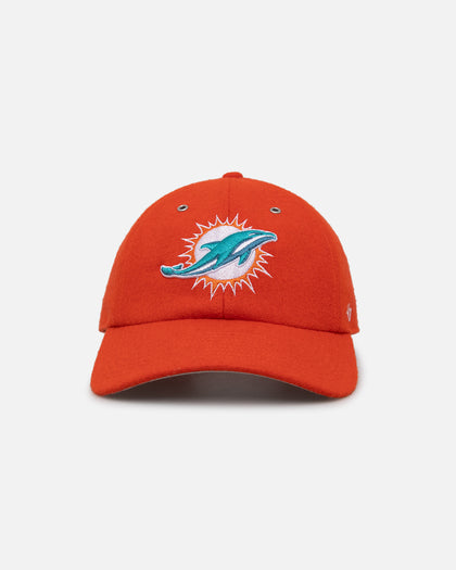 47 Brand Miami Dolphins 'Wooly Clean-Up' Strapback Orange