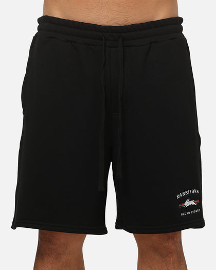 Bleacher Athletic South Sydney Rabbitohs NRL 1908 Track Shorts Black