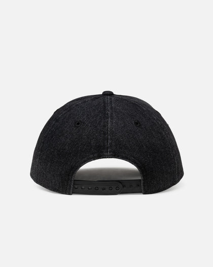 New Era New Zealand All Blacks 'Washed Denim' 9FORTY A-Frame Snapback Black