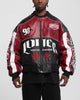 Loiter Tokyo Drift Vegan Leather Jacket Red