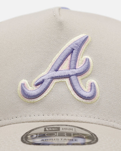 New Era Atlanta Braves 'Pastel 2.0' 9FORTY A-Frame Snapback Stone