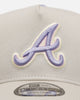 New Era Atlanta Braves 'Pastel 2.0' 9FORTY A-Frame Snapback Stone