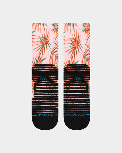Stance Women's Tropix Crewcut Socks Pink