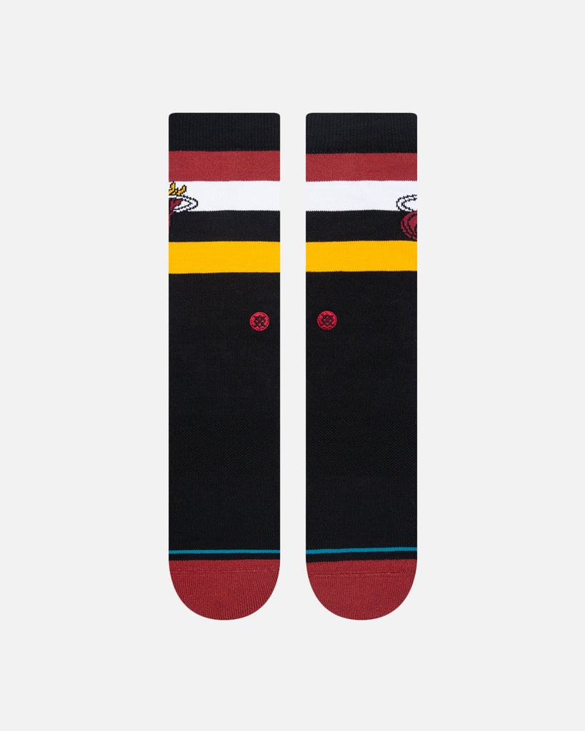 Stance X NBA Miami Heat Crewcut Socks Black Culture Kings