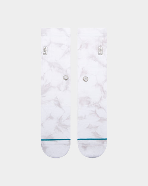 Stance X NBA Logoman Dye Crew Socks Light Grey