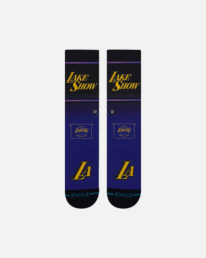 Stance X NBA Los Angeles Lakers 2025 City Edition Crew Socks Official Team Colour
