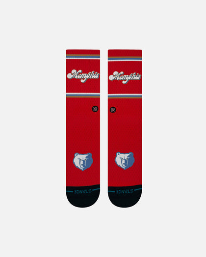 Stance X NBA Memphis Grizzlies 2025 City Edition Crew Socks Official Team Colour