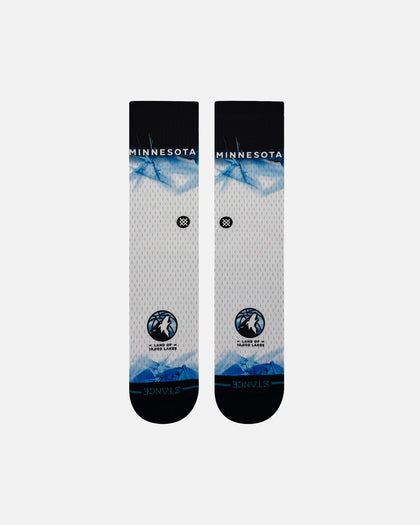 Stance X NBA Minnesota Timberwolves 2025 City Edition Crew Socks Official Team Colour