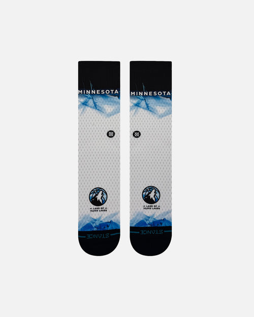 Stance X NBA Minnesota Timberwolves 2025 City Edition Crew Socks Official Team Colour