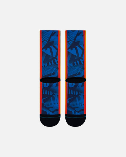 Stance X NBA Oklahoma City Thunder 2025 City Edition Crew Socks Official Team Colour