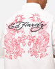 Ed Hardy Dragon Zip Shirt Off White