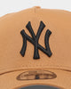 New Era New York Yankees 'Wheat' 9FORTY A-Frame Snapback Wheat