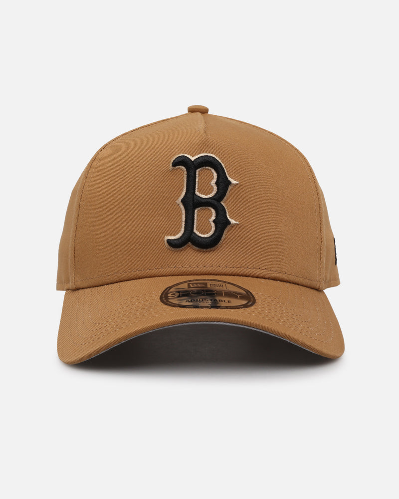 New Era Boston Red Sox 9FORTY A-Frame Snapback Wheat