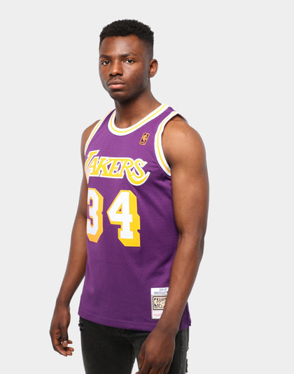 Mitchell & Ness Los Angeles Lakers Shaquille O'Neal #34 Swingman Jersey Purple