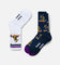 Foot-ies Melbourne Storm Crew Socks 2 Pack White/Blue
