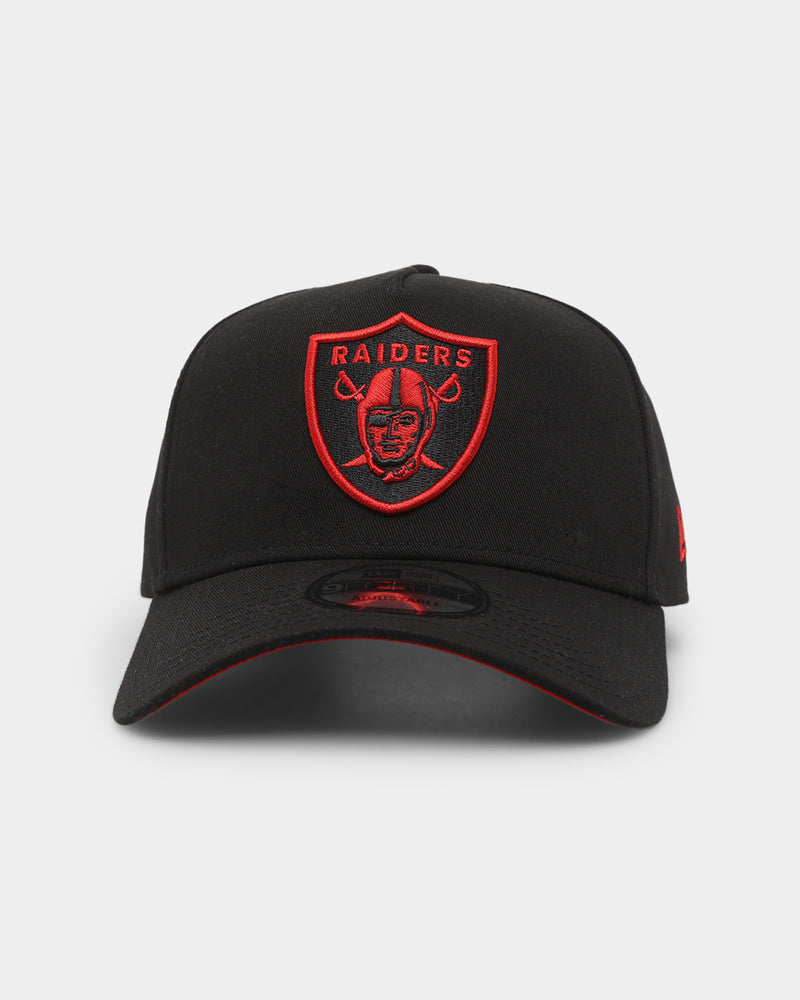 RAIDERS 9FORTY キャップ 黒/赤 Buy New Era Las Vegas Raiders 9FORTY A-Frame Snapback Black