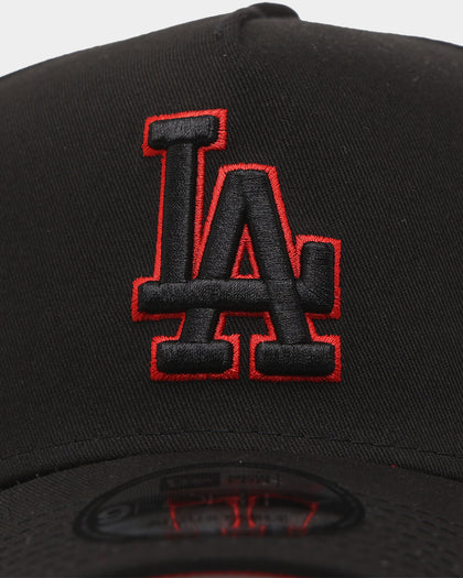 New Era Los Angeles Dodgers 9FORTY A-Frame Snapback Black/Scarlet