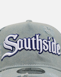 New Era Chicago White Sox 'Distressed Denim' 9FORTY A-Frame Snapback Light Wash Denim