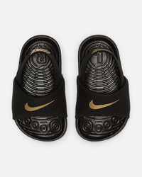 Nike Kids' Infant Kawa Slide Black/Metallic Gold