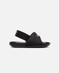 Nike Kids' Infant Kawa Slide Black/Metallic Gold