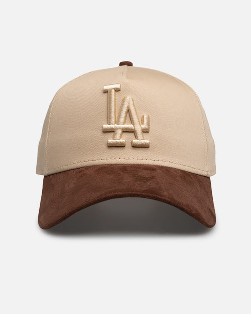 New Era Los Angeles Dodgers 'Oat Brown Suede' 9FORTY A-Frame Snapback Brown