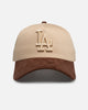 New Era Los Angeles Dodgers 'Oat Brown Suede' 9FORTY A-Frame Snapback Brown