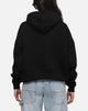 Carre Box Check Hoodie Solid Black
