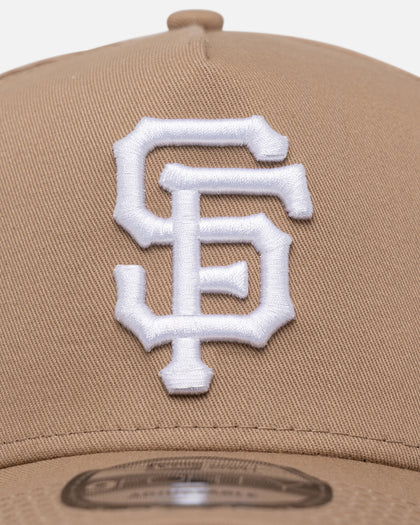New Era San Francisco Giants 9FORTY A-Frame Seasonal Snapback Moss Tumbleweed/White