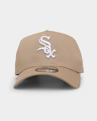 New Era Chicago White Sox 9FORTY A-Frame Seasonal Snapback Moss Tumbleweed/White