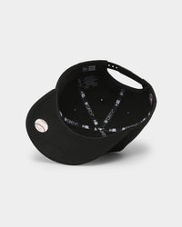 New Era New York Yankees 'Metal Badge' 9FORTY A-Frame Snapback Black/Black