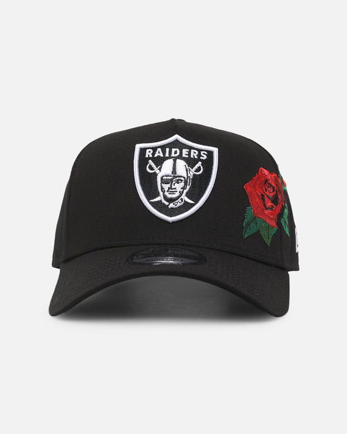 New Era Las Vegas Raiders 'Rose Emblem'  9FORTY A-Frame Snapback Black