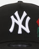 New Era New York Yankees 'Rose Emblem' 9FORTY A-Frame Snapback Black