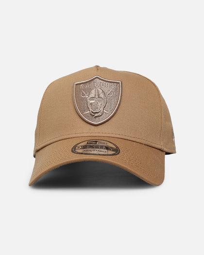 New Era Las Vegas Raiders Tonal 9FORTY A-Frame Snapback Wheat