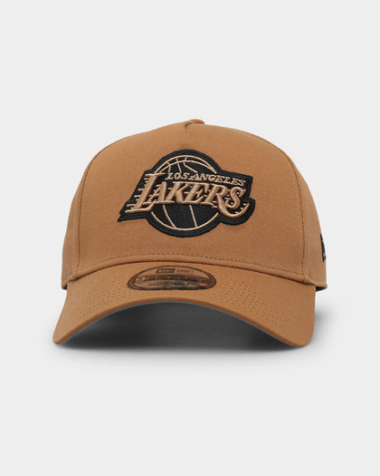 New Era Los Angeles Lakers 9FORTY A-Frame Snapback Wheat/Black