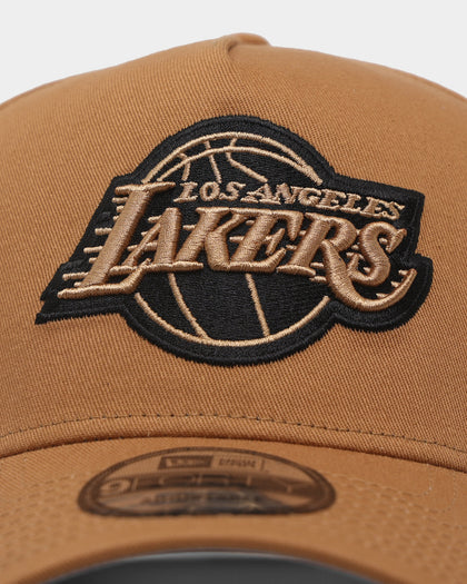 New Era Los Angeles Lakers 9FORTY A-Frame Snapback Wheat/Black