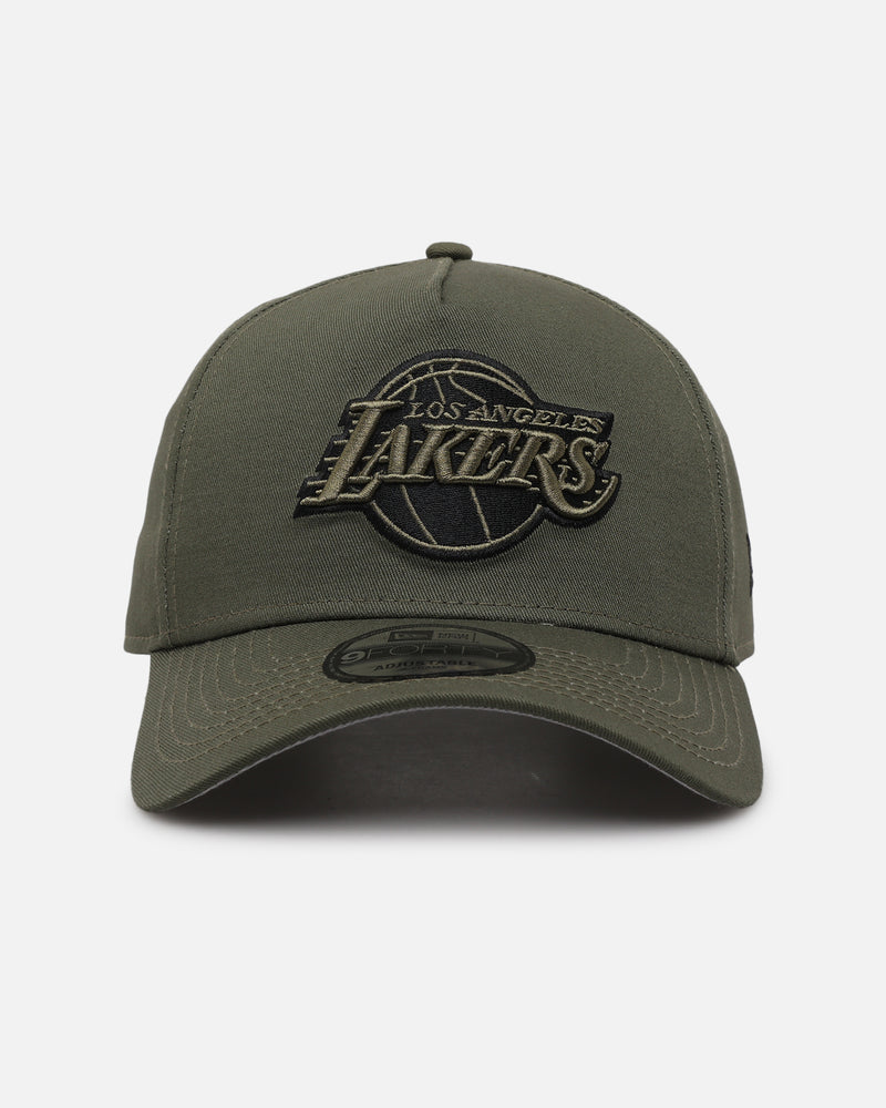 New Era Los Angeles Lakers 9FORTY A-Frame Snapback New Olive/Black
