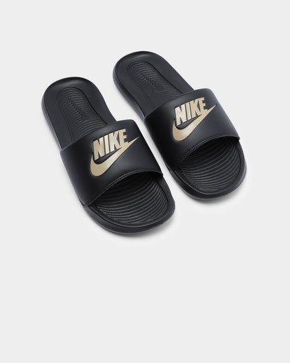 Nike Victori One Slide Black/Metallic Gold