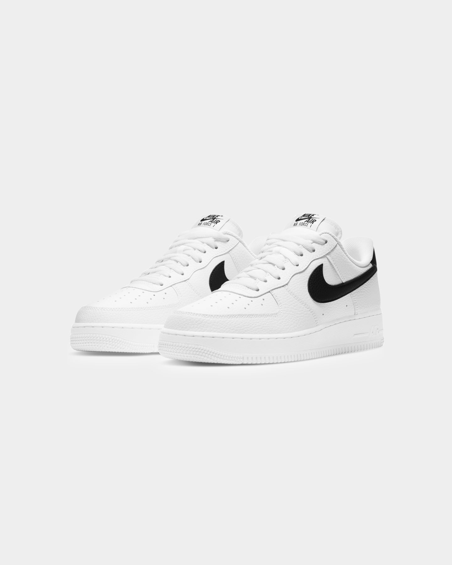 air force 1 white with black check