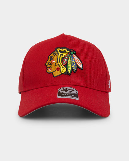 47 Brand Men's Chicago Blackhawks MVP DT Snapback Red