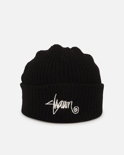 S Double Mid Beanie Black