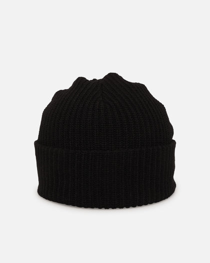 S Double Mid Beanie Black