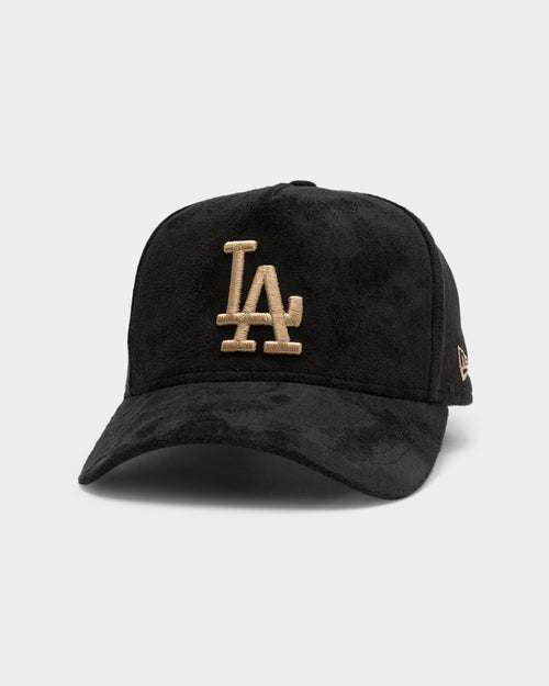New Era Los Angeles Dodgers 'Black/Tan Suede' 9FORTY K-Frame Strapback Black/Tan