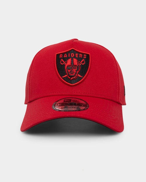 New Era Raiders 9FORTY A-Frame Snapback Scarlet/Black
