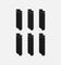Nike Everday Cotton Cushioned Crew Socks 6 Pack Black/White